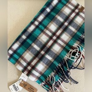 Roots Wool Plaid Scarf